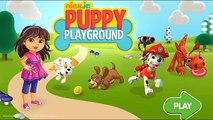 Dora Paw Patrol in Nick Jr Puppy Playground Game
