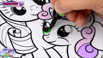 My Little Pony Coloring Book MLP Rarity Sweetie Belle Episode Surprise Egg and Toy Collector SETC