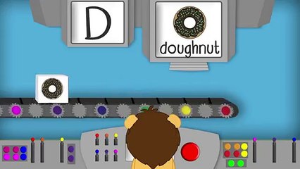 THE LETTER D - Phonics for Kids Alphabet Sounds PHONICS MACHINE ABC Sounds Kindergarten Preschool