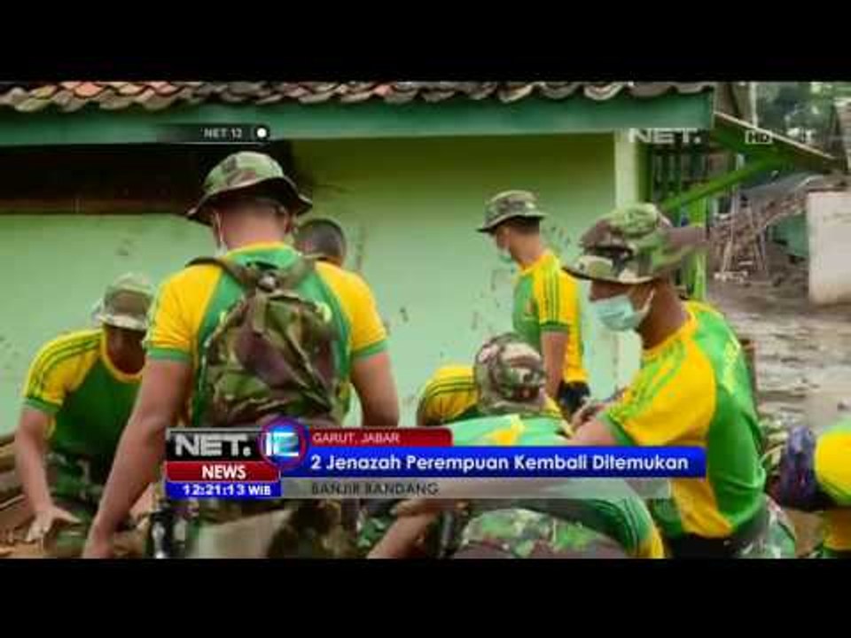Live Report Proses Pencarian Korban Banjir Bandang Garut - NET12