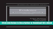 EPUB Download Evidence: A Contemporary Approach (Interactive Casebook Series) Kindle
