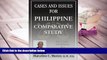 FREE [PDF]  Cases and Issues for Philippine Comparative Study: Facts, Laws, and Opinions of a U.S.
