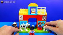 Duplo Farm House with Lego Barn Animals Playtime