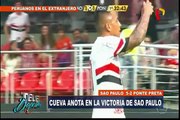 Peruanos en el extranjero: Cueva anotó en la victoria de Sao Paulo