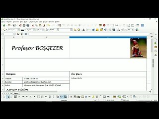 44 Ders-LibreOffice Calc CV 1 Örnek Bölüm 4_x264