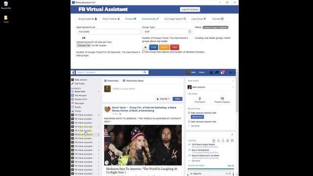 How to Automatically Join Facebook Groups with Software - FB Virtual Assistant 2.0