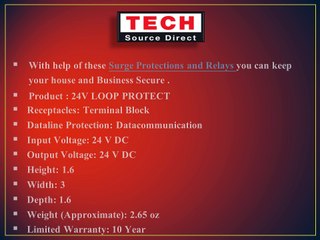 Surge Protections and Relays