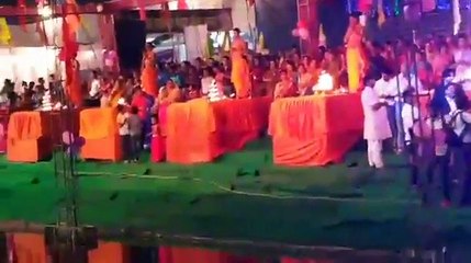 Rajim Kumbh 2017 - 1st Ganga Aarti - Brijmohan Agrawal