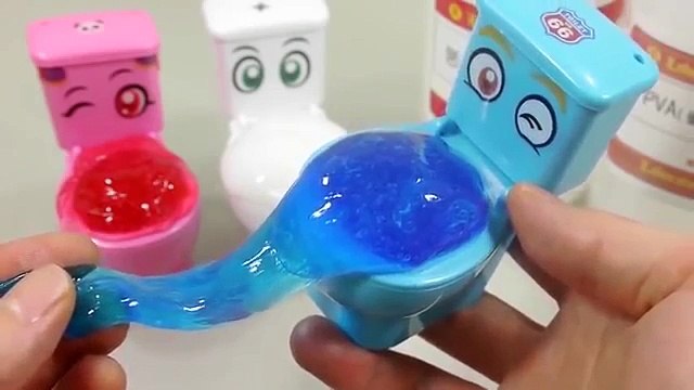 DIY Syringe How To Make Colors Glue Water Balloon Learn Colors Slime Toilet Poop YouTube