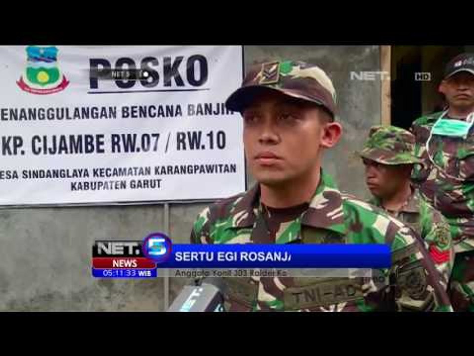 Jembatan Hanyut Terbawa Banjir Bandang Garut - NET5