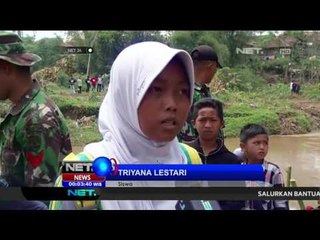 Jembatan Putus, Pelajar Sulit Pergi ke Sekolah - NET24