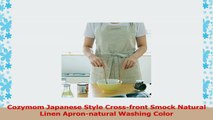 Cozymom Japanese Style Crossfront Smock Natural Linen Apronnatural Washing Color 9de4f9f0