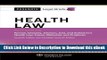 [Read Book] Casenote Legal Briefs: Health Law, Keyed to Furrow, Greaney, Johnson, Jost, and