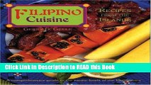 Read Book Filipino Cuisine: Recipes from the Islands (Red Crane Cookbook Series) Full Online