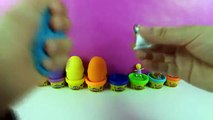 Oeufs Play Doh : Les Minions, Tom & Jerry, Simpsons, Patrick et Gary de Bob léponge .