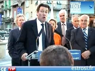 Christian Estrosi Inauguration à Roquebillière