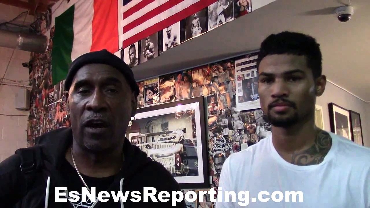 Garcia or Thurman Shane Mosley jr and coach Eric Brown - EsNews Boxing-XvCmj0BgP1s