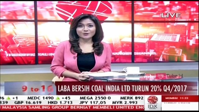 Laba Bersih Coal India Turun 20 Persen