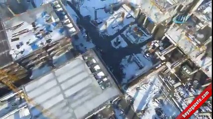 3. havalimanında çalışmalar kar kış demeden sürüyor