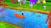 Row Row Row Your Boat Nursery Rhymes | 3D Animation English Nursery Rhymes For Kids