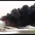 Emirates airline flight crash lands at Dubai airport