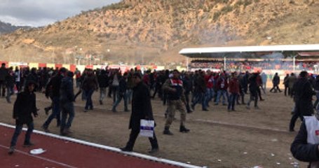 Gümüşhane'de Oynanan Maçta 19 Kişi Yaralandı