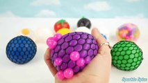 Learn COLORS Squishy Toys Homemade DIY Stress BALL Cutting OPEN POOP SPLAT FUN SparkleSpiceFun com