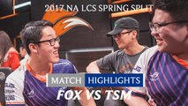 Highlights: FOX vs TSM - 2017 NA LCS Spring Split Week 4