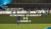 J21 - US Concarneau - Les Herbiers VF (0-0), le résumé