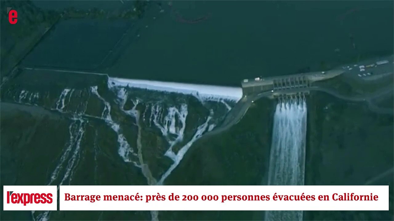 Californie: un barrage prêt à céder, des milliers de personnes évacuées