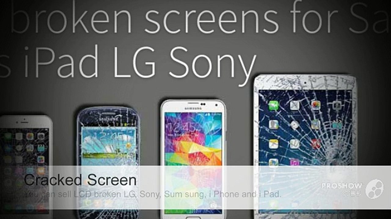 Cracked screen