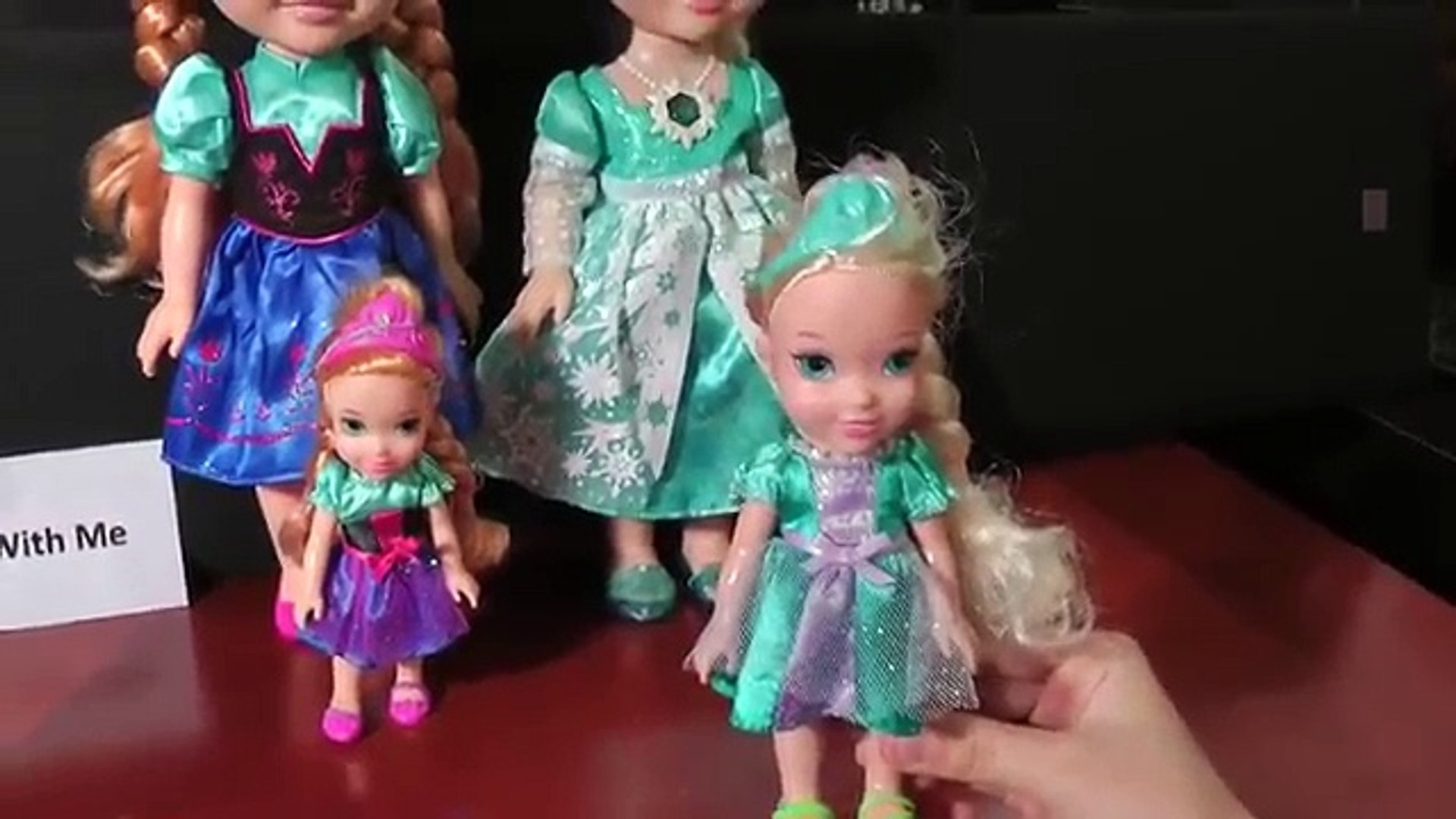 anna and elsa petite toddler dolls