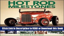 Read Book Hot Rod Milestones: America s Coolest Coupes, Roadsters   Racers Free Books