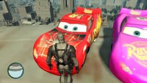 Disney Pixar Cars Nursery Rhymes Lightning McQueen Grey Deadpool and Spiderman cars Nursery Rhymes