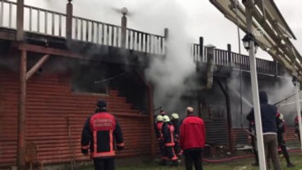 Maltepe'de Iş Yeri Yangını