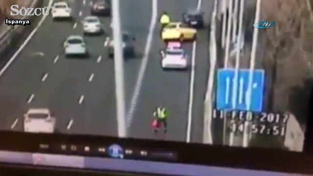 Polis memurunun ölümden döndüğü anlar, güvenlik kamerasına yansıdı