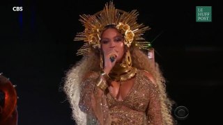 Les images du show spectaculaire de la deeesse Beyonce aux Grammy Awards