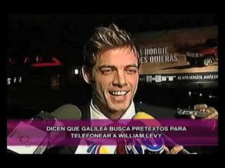 Galilea anda tras los huesitos de William Levy