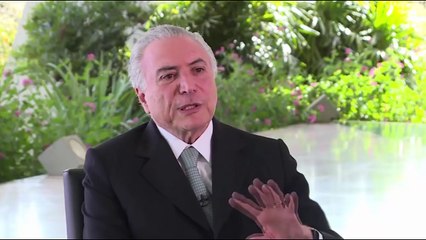 Roberto D'Ávila entrevista o presidente Michel Temer
