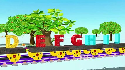 ABC Alphabet Songs On Train For Children | ABC Songs | Latest Alphabet Songs For Kids