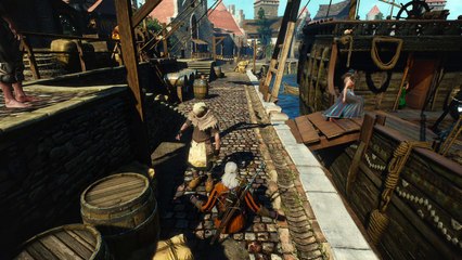 The Witcher 3: Wild Hunt - Bug nadando no chão