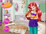 NEW мультик онлайн для девочек—Ариэль обустраивает детскую—Игры для маленьких детей