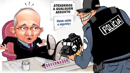 TRETA - GOVERNADOR compra BRIGA com a POLICIA MILITAR do ESPÍRITO SANTO em GREVE e DEPUTADO o chama de IMPERADOR