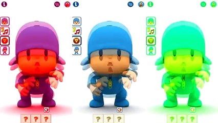 Learn Animals Talking Pocoyo Colors Reaction Compilation Funny Videos 2016