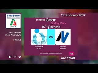 Club Italia - Bolzano 1-3 - Highlights - 16^ Giornata - Samsung Gear Volley Cup 2016/17