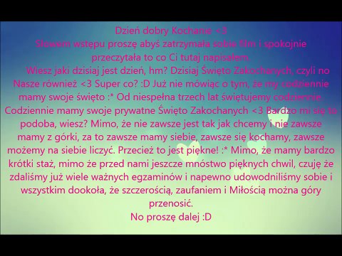 Dla Mojej Walentynki :*