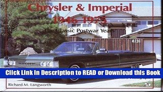 [PDF] Chrysler   Imperial 1946-1975: The Classic Postwar Years Read Online