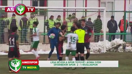Diyabekirspor 2 - 1 Muğlaspor (GENİŞ MAÇ ÖZETİ)
