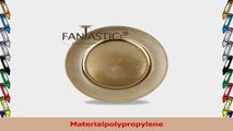 Fantastic 6pcsSet Classic Design Round 13x13 Charger Plates with Metallic Finish Set 70445156