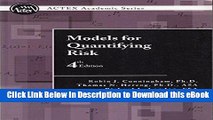 EPUB Download Models for Quantifying Risk Book Online